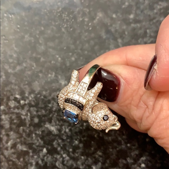 Sterling Silver Elephant Ring - Picture 8 of 8